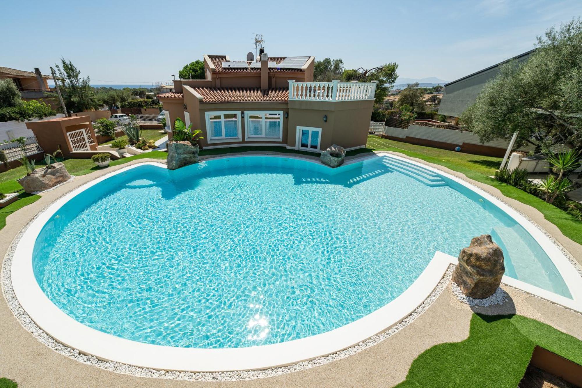 Villa Leon With Private Pool Quartu Sant'Elena Exterior photo